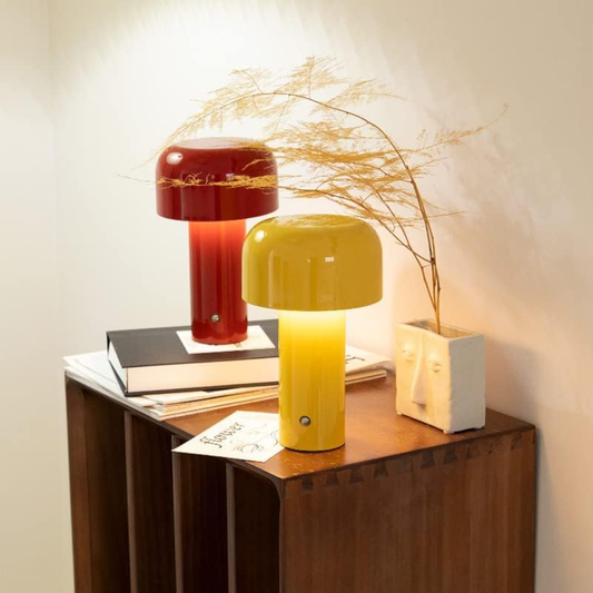 Lámpara LED decorativa con forma de seta vintage