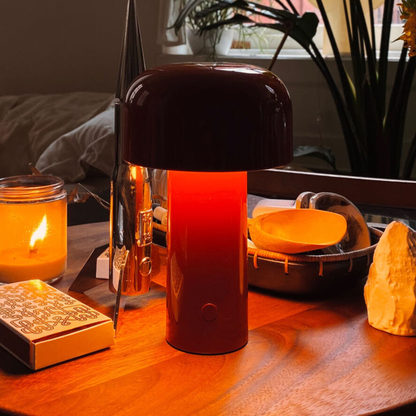 Lámpara LED decorativa con forma de seta vintage